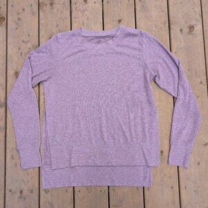 Alo Yoga Glimpse Long Sleeve Split Side Shirt – Women’s Size S